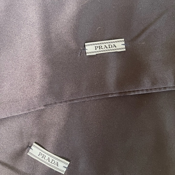 Prada Leather Pointed Slight Square Toe Pumps w/ Kitten Heel Size 37.5 (7.5 US) - Picture 11 of 11